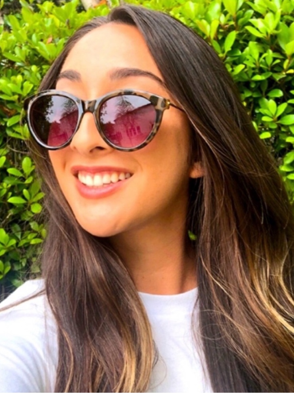 Summer & Rose Lanie Sunglasses in Animal Print with Canvas Pouch